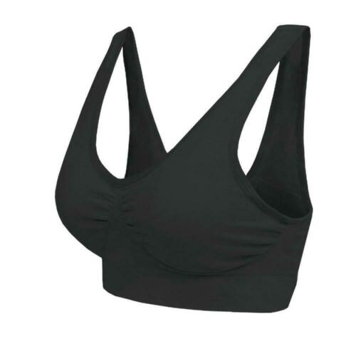 Womens Seamless Bra Comfy Shapewear Comfortable Sports Stretch Crop Top Support`