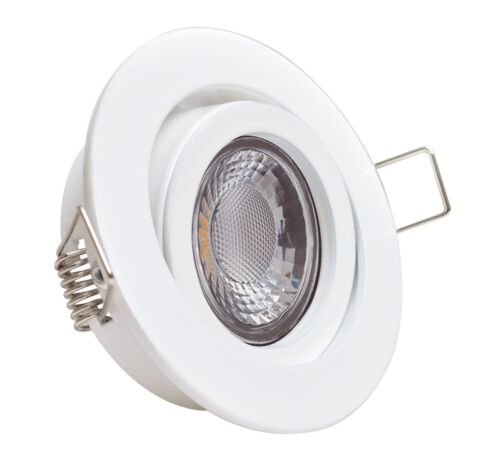 5 x EXTRA flach LED Deckenfluter Einbaustrahler Einbaulampe Einbauspots dimmbar