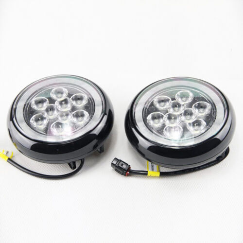 LED Rally Driving Light Halo Ring DRL for Mini Cooper R50 R52 R53 2001-06 Smoked