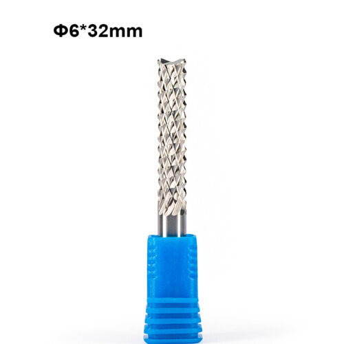 2pc Corn Teeth Carbide Tip End Milling Cutter Router Drill Bit 3.175 4 6 8 10mm