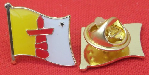 Nunavut Flag Lapel Hat Cap Tie Pin Badge Iqaluit Gift Souvenir Brooch
