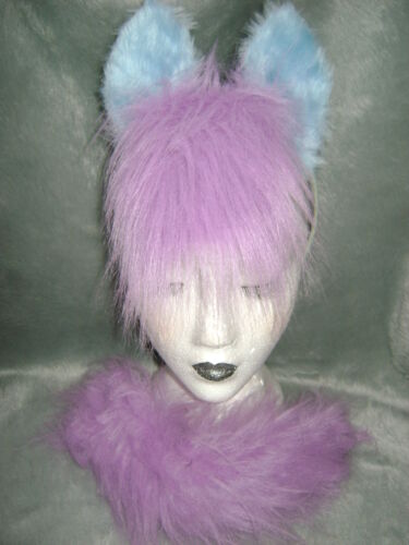 Sparkler My Little Pony Horse Foal Ears And Tail Set Blue & Lilac Fancy Dress 