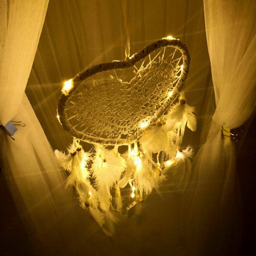 Large dream catcher hand knitted indian dreamcatcher home bedroom hanging sh