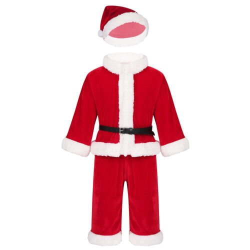 Details about  / Baby Boys Girl Christmas Santa Claus Suit Xmas Party Outfit Fancy Dress Jumpsuit