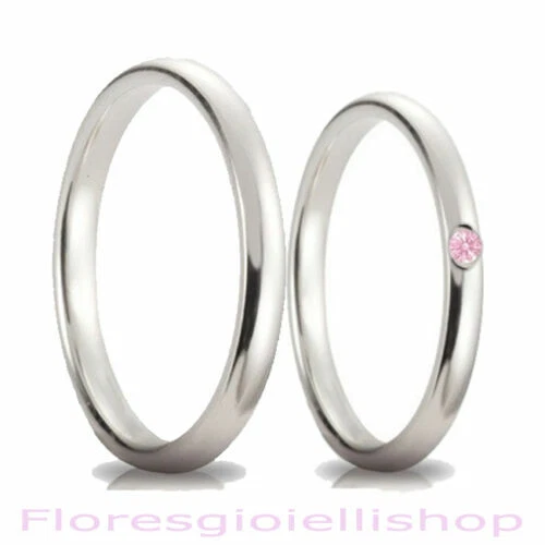 Anelli di lusso con gemme rosa in argento
