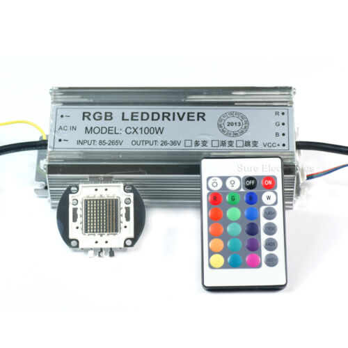 100W RGB High Power LED Light Lamp Panel 100W RGB High Power LED Driver AC85-265
