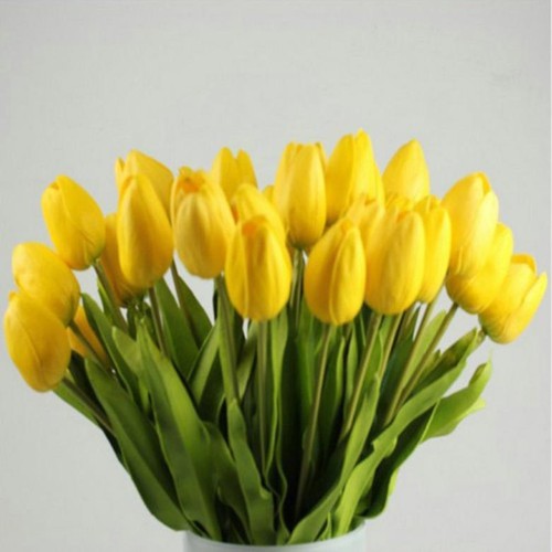 10 Pcs Tulip Artificial Flower Latex Bridal Wedding Bouquet Party Home Decor A62
