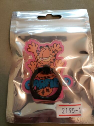 Brand New Japan Exclusive Garfield Cell Phone Ring Holder Licensed by PAWS