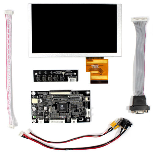 VGA AV LCD Driver Board With 6.2/" HSD062IDW1 800x480 LCD Screen