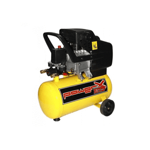 HIT COMPRESSORE AD ARIA 24 LT 2 HP 8 BAR LUBRIFICATO AD OLIO con 2 connettori