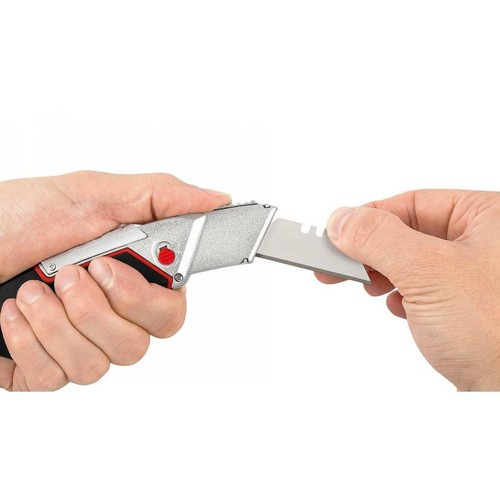 Trapezklinge WEDO Safety-Cuttermesser Profi Pocket schwarz//rot