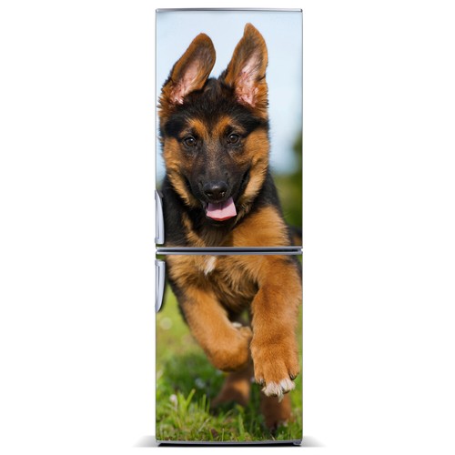Removable Magnetic Fridge Sticker Self Adhesive Animals German Shepherd