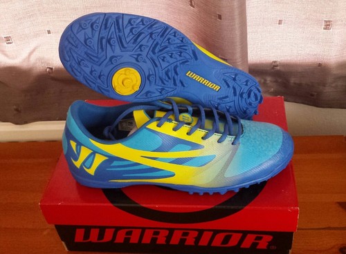 Brand New Warrior surchauffe Bleu /& Jaune Chaussures De Football Taille 5.5 UK 38.5 EUR