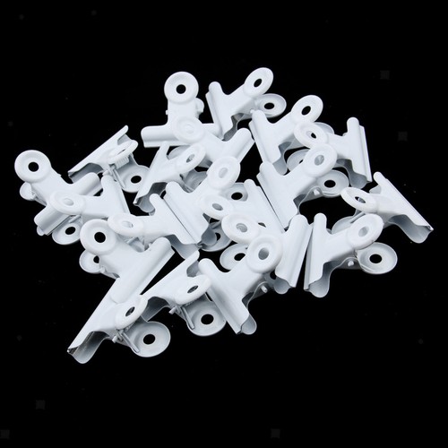 20 Pcs Premium Metal Bulldog Clips Clamp for Paper Food Bag Money Photo 38mm