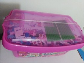 NEW Sealed Lego Classic 5560 Large Pink Brick Box - Girl Horse Car House Create!