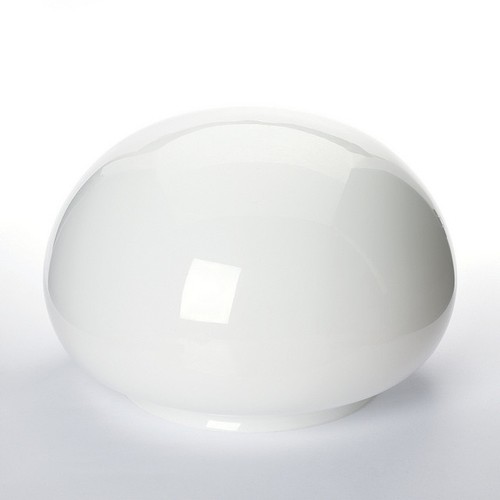 Lampenschirm opal glänzend in vielen Größen Jugendstil Opalglas mit Griffrand