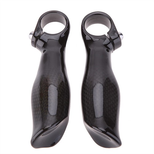 1 pair Carbon Fiber Bicycle Handlebar Bar Ends MTB Bike Bar End Bicicleta bar