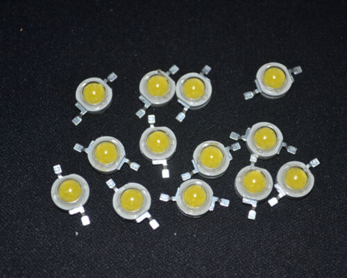 Wholesale 10-1000pcs 1W 3W Chip High Power LED Warm Cool White Beads Lamp Bulb