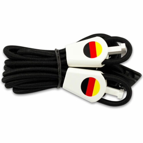 perfect fit Details about / YANKZ lacing system with Germany FlagNo LoopElastic show original title