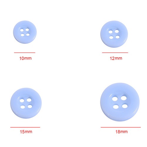 100pcs Mixed Bulk Plastic Sewing Button Lots 10//12//15//18mm Craft Sewing Cards