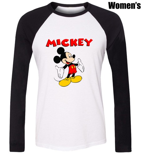 Mickey Mouse Welcome to Disney Couple Print T-Shirt Mens Womens Graphic Tee Tops