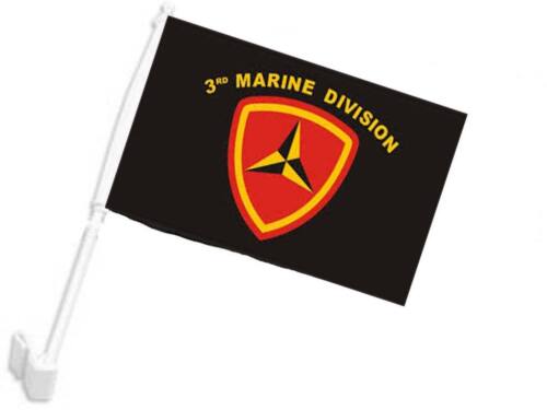 12x18 3rd Marines Division USMC Car Vehicle 12&#034;x18&#034; Flag