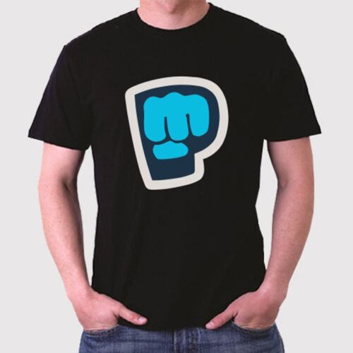 New Pew Die Pie Pewdiepie Famous Vlogger Men/'s Black T-Shirt Size S to 3XL