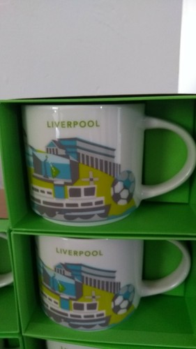 Starbucks Mug /'You are here/' YAH Birmingham Manchester Liverpool England London