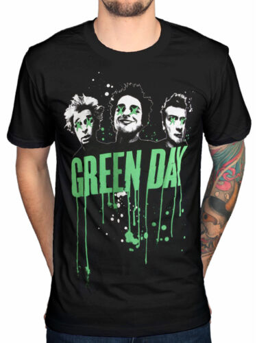 Official Green Day Band Drips T-Shirt Bullet In A Bible Amercian Idiot Dookie 