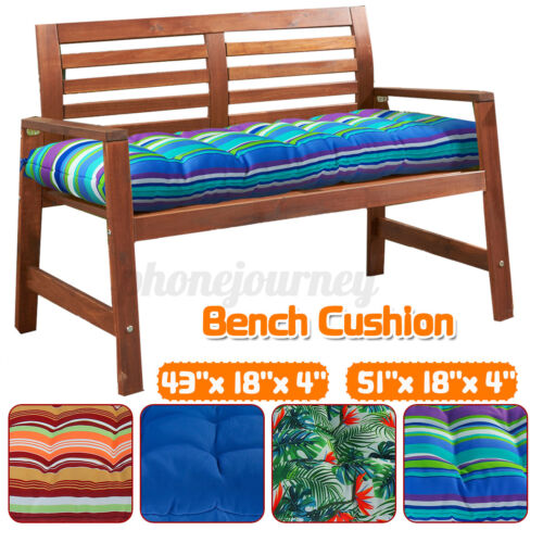 Romhouse Outdoor High Rebound Foam Bench Swing Solid Thick Cushion Waterproof ♡ 