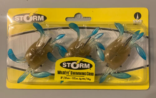 Storm WildEye Swimming Crab 3” Blue Crab 