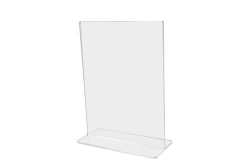 Bottom Loading Table Sign Holder 11"W x 14"H Ad Display Frame Double-sided 