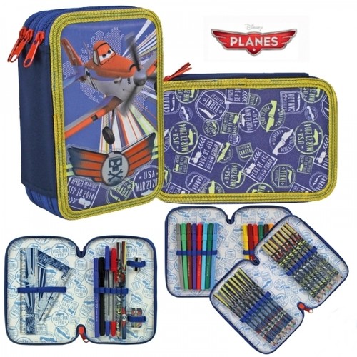 B-Ware CARS PLANES MINNIE SOFIA DISNEY ETUI- 3-FACH FEDERMÄPPCHEN gefüllt