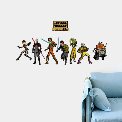 Star Wars Wall Art Nursery Decal Stickers Removable Boys Home Decor Mural Gift