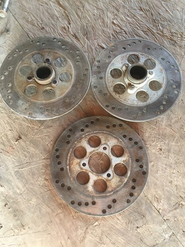 1983 1984 1985 Honda ATC 200X Front Rear Brake Caliper Disc OEM