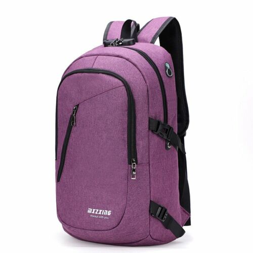Mens USB Charging Digit Anti-theft Lock Laptop Backpack Womens Casual Travel Bag