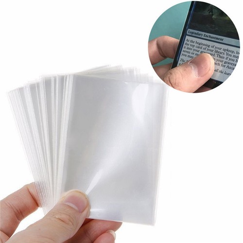 X100 Tarjeta Mangas Magic Tablero de juego Protector De Tarjetas de Poker Tarot tres reinos