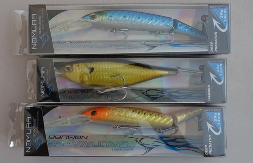 1 10x nomura pike fishing plugs hard lures predator perch drop shot gear crank