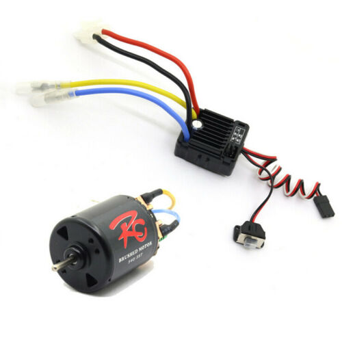 540 Brushed Motor with 60A ESC Set For 1//10 D90 D110 TRX4 SCX1 Tamiya Tractors