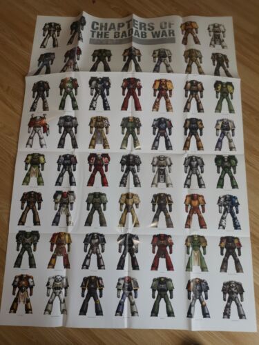 Details about   Warhammer 40k Imperial Armour Badab War Poster 
