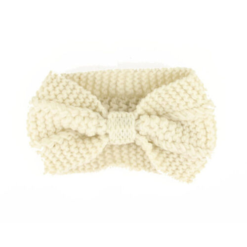 Women Crochet Headband Knit Bowknot Headband Warmer Winter Head Wrap Headband 