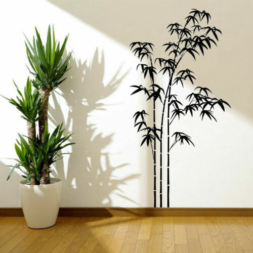 Bamboo Plant Flower Vinyl Wall Art Decal Sticker Mural Living Room Home Decor 