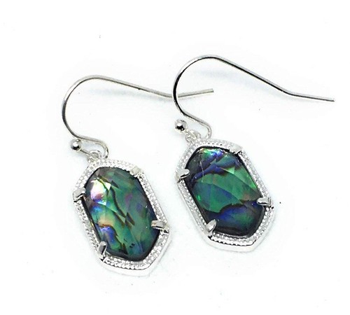 New 3D Abalone Complete Set in Silver Tone