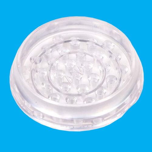 10x 55mm Clear Spiked Castor Cup Anti Slide Floor Carpet Furniture Protector 