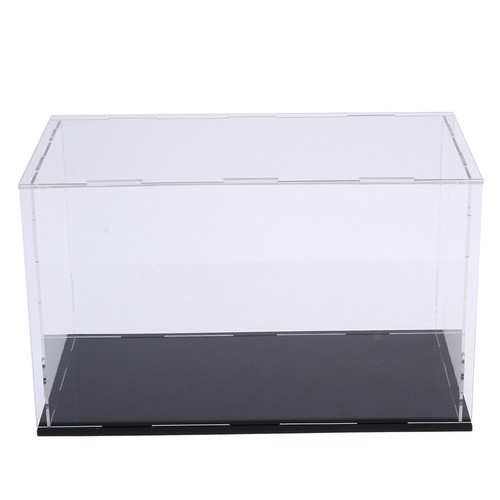 9x4x4/" Transparent Acrylic Display Case Dustproof Assembled Model Show Box