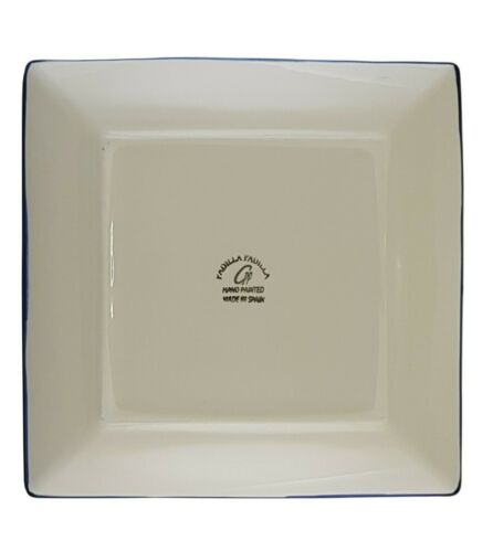 Plaque Carrée/Serving plat tapas 25 cm x 25 cm Espagnol Handmade Ceramic Pottery 