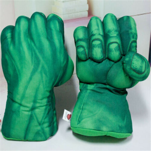 Xmas Superhero Boxing Gloves Soft Hulk Spider-Man Fist Kid Punching Toy Gift