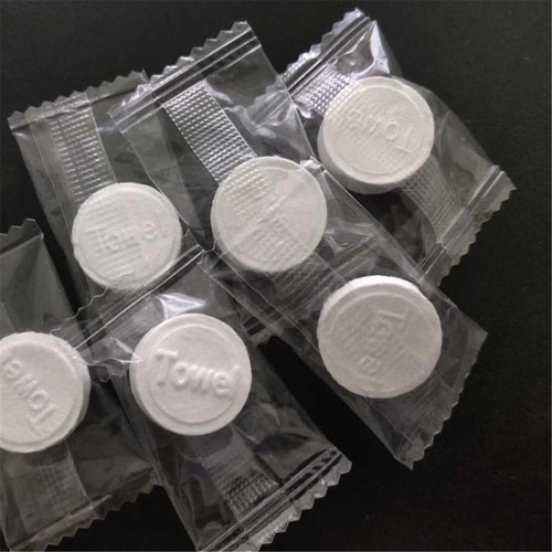 5//50PCS Outdoor Travel Disposable Magic Mini Non woven Fabric Compressed Towel