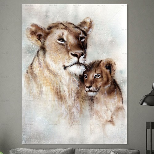 wall art canvas painting animal lion decoration painting canvas print wall
