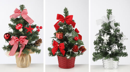 Weihnachtsdeko Dekobaum Mini-Weihnachtsbaum dekoriert 20 cm 54438